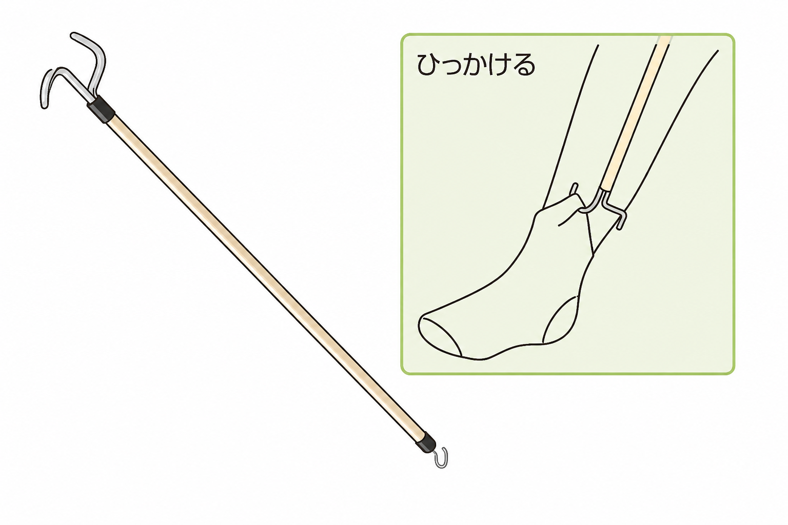 更衣用自助具
